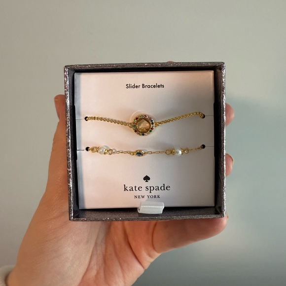 Kate Spade Spot The Spade Slider Bracelet Boxed Set - Picture 4 of 6